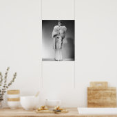 女性夕べガウン2 ポスター (キッチン)