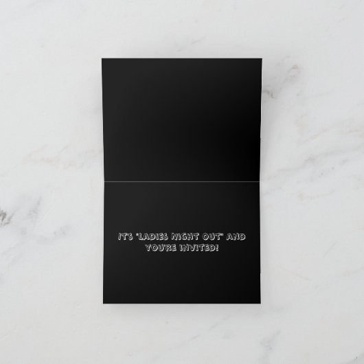 女性夜 招待状 (内部)