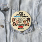 女性大統領の時 缶バッジ (インサイチュ)