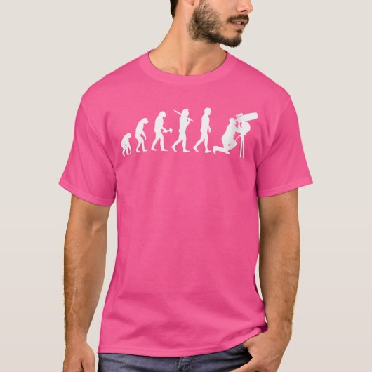 女性天文学進化天文学 Tシャツ (正面)