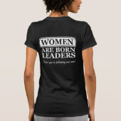 女性天生领导者搞笑T恤幽默 Tシャツ (裏面)