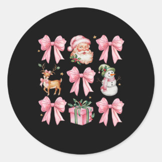 女性女子キッズコケットピンククリスマスツリーサン ラウンドシール