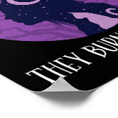 女性女性を焼いた魔女を燃やしていない不気味 ポスター (角)