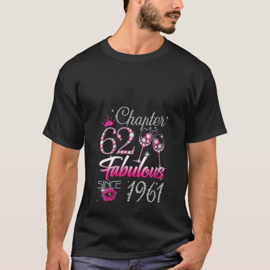 女性女性第62章1961 62nd以来の素晴らしい tシャツ (正面)