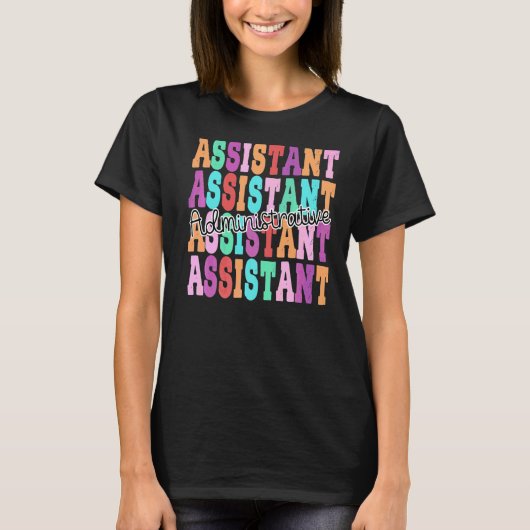 女性女性行政補助的業務 Tシャツ (正面)