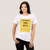 女性妻ボスティー#women tシャツ (正面全面)