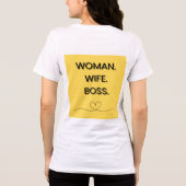 女性妻ボスティー#women tシャツ (裏面)