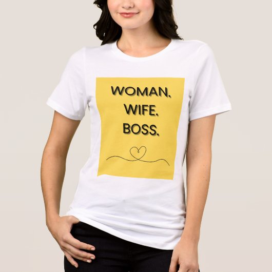 女性妻ボスティー#women tシャツ (正面)