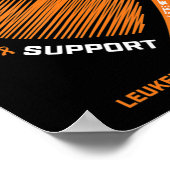 女性妻I衣服オレンジ ポスター (角)