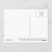 女性姿インオーキッド – はがき (裏面)