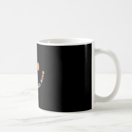 女性子供メンタルヘルスの問題2つの側面の警告 コーヒーマグカップ (右)