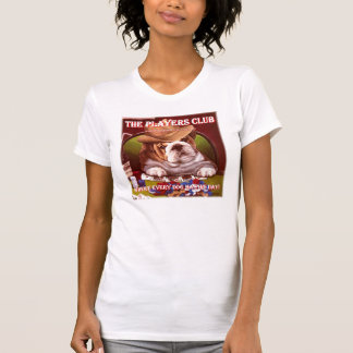 女性子犬プレーヤーのTシャツ Tシャツ