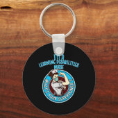 女性学看護アプリの障害ナース キーホルダー (正面)