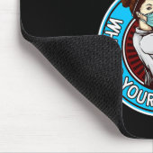 女性学看護アプリの障害ナース マウスパッド (コーナー)