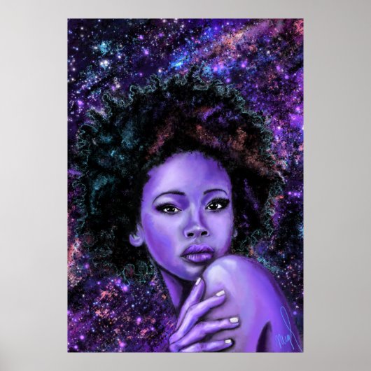 女性宇宙ポスター ポスター (正面)