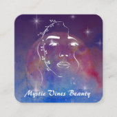 *~*女性宇宙植物女神フローラQRムーンスクア スクエア名刺 (正面)