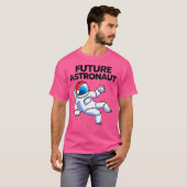 女性宇宙飛行士ギフトおもしろい宇宙天文学 Tシャツ (正面フル)