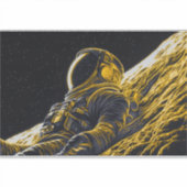 女性宇宙飛行士 シール (正面)