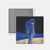 女性宇宙飛行士 マグネット (正面/裏面)