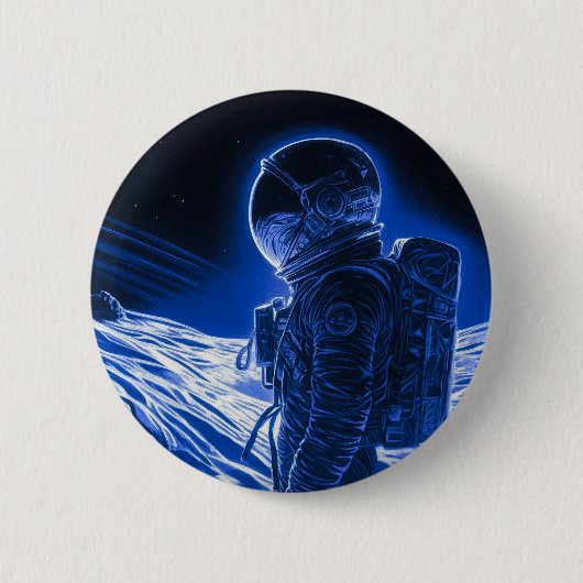 女性宇宙飛行士 缶バッジ (正面)