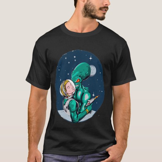 女性宇宙飛行士 Tシャツ (正面)