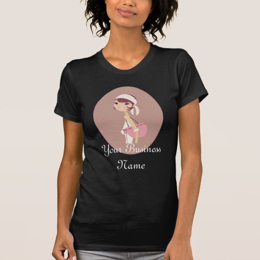 女性宝石店のカスタマイズ可能な項目 Tシャツ (正面)