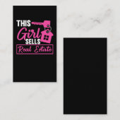 女性実在資産業者少女資産投資家 名刺 (正面/裏面)