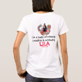 女性実業家の戦士 Tシャツ (裏面)