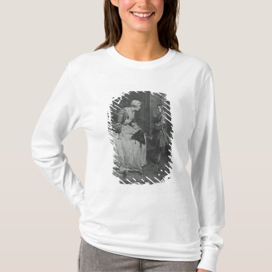 女性家庭教師1739年 Tシャツ (正面)