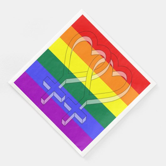 女性対プライド記号虹フラグ (コーナー)