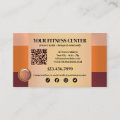 女性専用女性フィットネスセンター 名刺 (裏面)