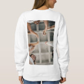 女性専用Tシャツ スウェットシャツ (裏面)