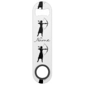 女性射手シルエットサンダー_コーブ スピード栓抜き (裏面)