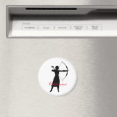 女性射手シルエットサンダー_コーブ マグネット (インサイチュ (食洗機))
