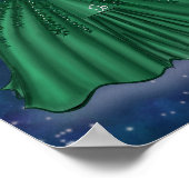 女性山羊座女神 |天文学 ポスター (角)