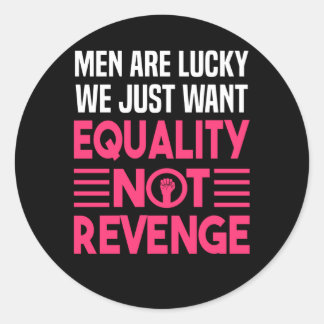 女性平等の女性のパワー ラウンドシール