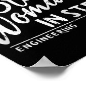 女性幹線数学アフリカのメラニン少女ギ ポスター (角)