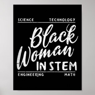 女性幹線数学アフリカのメラニン少女ギ ポスター