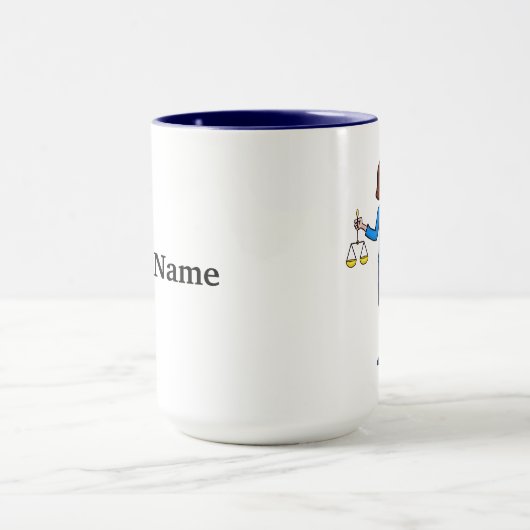 女性弁護士マグ マグカップ (中央)