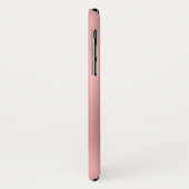 女性弁護士高級バラピンク – 名前とスローガン Case-Mate iPhoneケース (裏面/左)