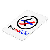 女性忍者久野市くノ一 マグネット (左側)