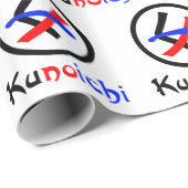 女性忍者久野市くノ一 ラッピングペーパー (ロールコーナー)