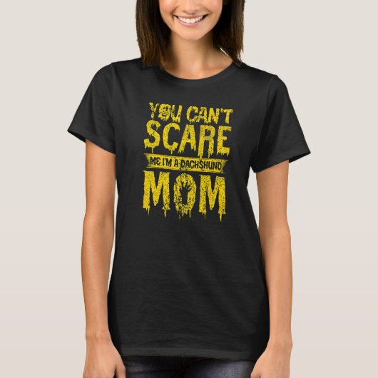女性怖いハロウィーンブロムダックスシャンドモン Tシャツ (正面)