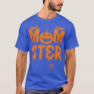 女性怖い不気味なハロウィーン母モンスターm tシャツ