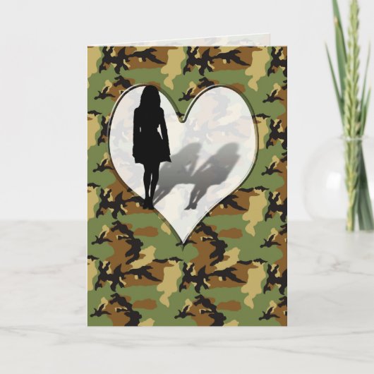 *女性恋しく思の女性 カード (正面)