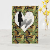 *女性恋しく思の女性 カード (黄色い花)