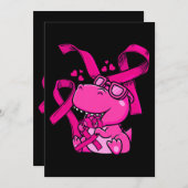 女性恐竜乳がん認識度ドクターズWa 招待状 (正面/裏面)