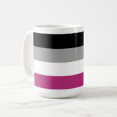 女性愛プチド旗 コーヒーマグカップ (正面左)
