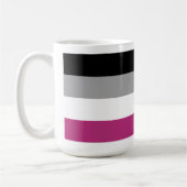 女性愛プチド旗 コーヒーマグカップ (左)