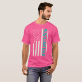 女性愛国音楽歌手カラオケオペラ音楽 Tシャツ (正面フル)